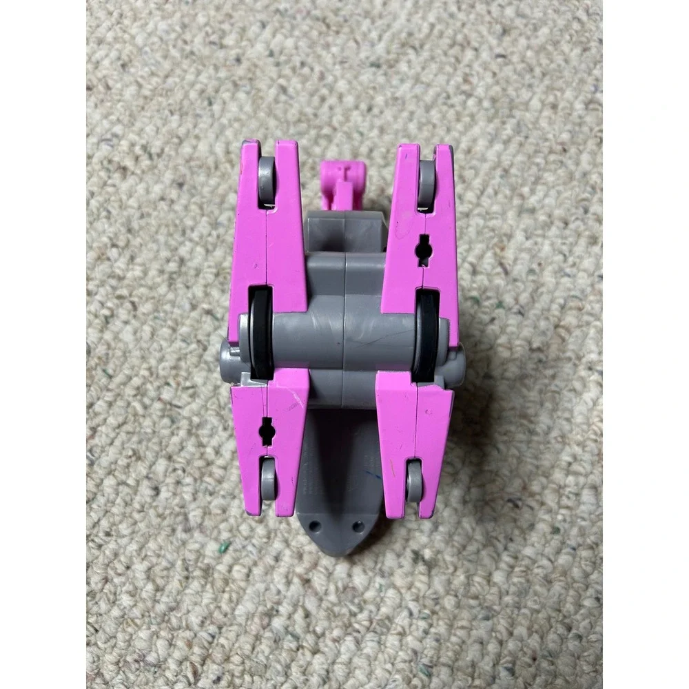 Paw Patrol Skye Mighty Pups Super Paws Deluxe‎ Transforming Jet Pink Grey Toy